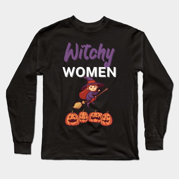 Witchy women Long Sleeve T-Shirt by maxcode